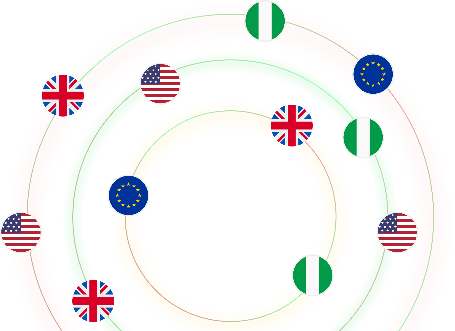 World map diagram
